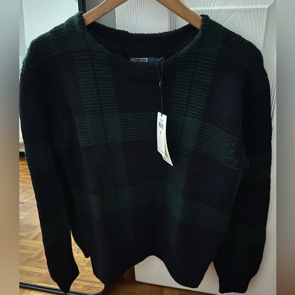 NWT Handmade Polo ralph lauren wool sweater